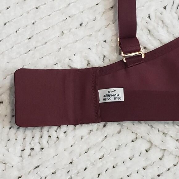 Burgundy‎ Aerie Bra - Picture 4 of 5